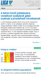 Mobile Screenshot of liganet.hu