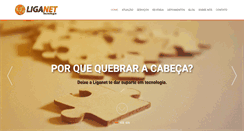 Desktop Screenshot of liganet.com.br